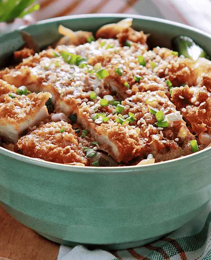 Japanese Pork Cutlet Rice Bowl