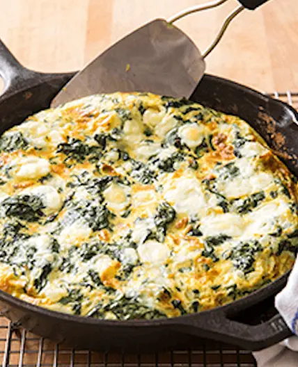 Spinach and Feta Frittata