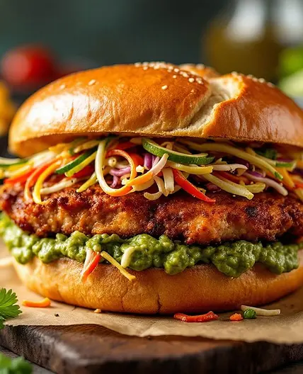 High-Protein Lechon Sandwich