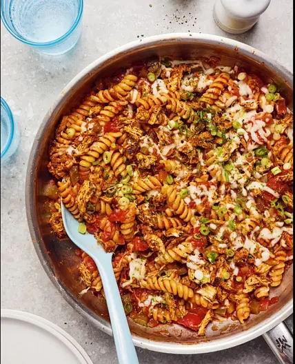Cajun Honey BBQ Chicken Pasta