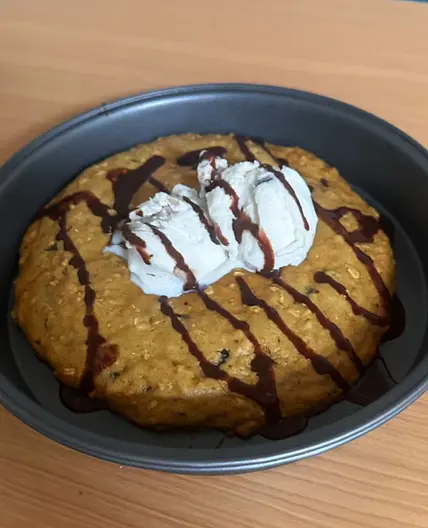 Giant Protein Oatmeal Chocolate Chip Cookie