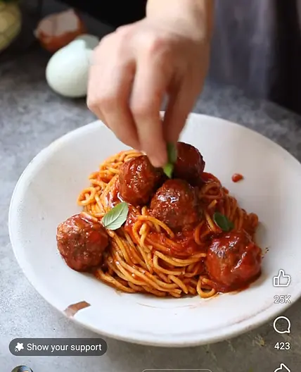 Spaghetti and Meatballs