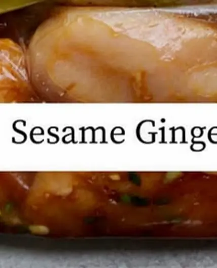 Ginger Sesame Chicken Marinade