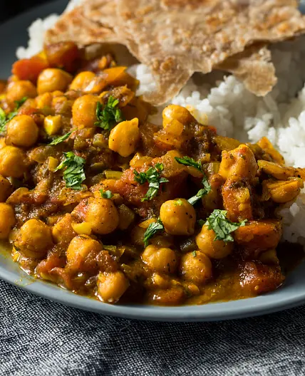 Quick and Flavorful Vegan Chickpea Curry