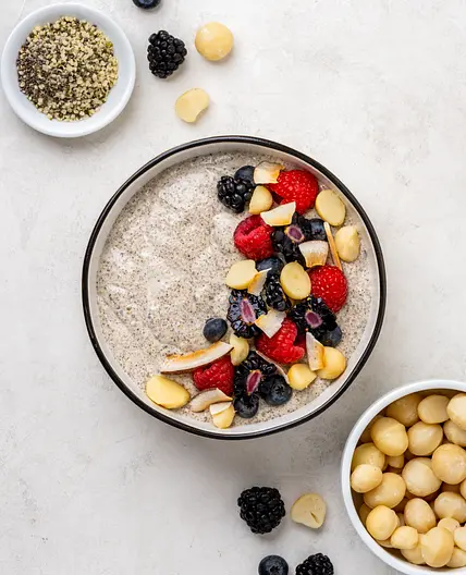 Vanilla Macadamia Chia & Hemp Seed Pudding