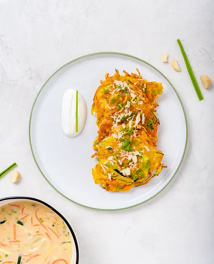 Quick and Crispy Macadamia Veggie Fritters