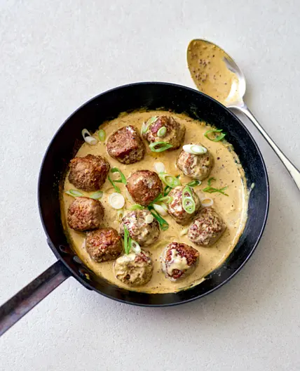 Meatballs in Mustard Sauce