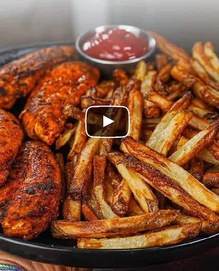 Blackened Chicken Tenders & Fries Meal