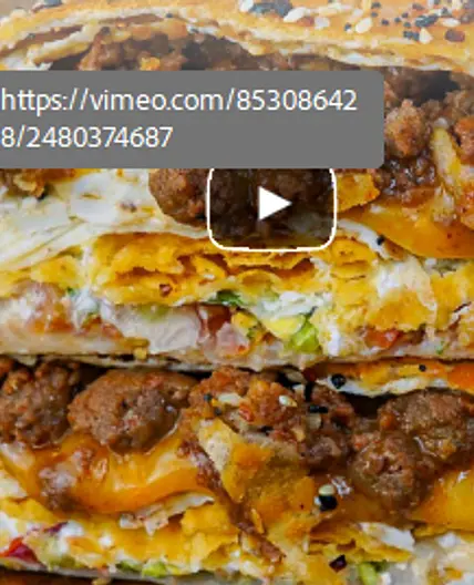 Sausage, Egg & Cheese Breakfast Crunch Wrap