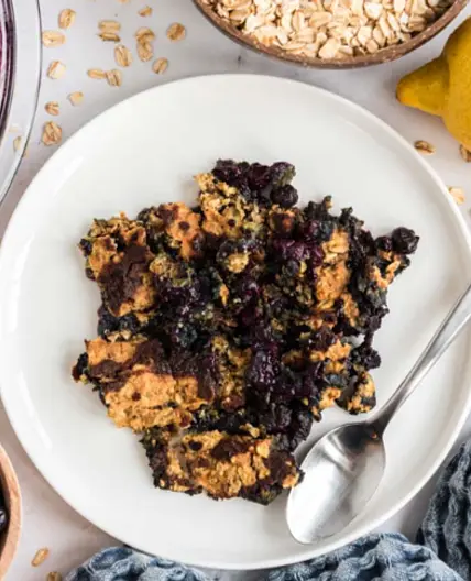 Blueberry Chia Oat Crumble