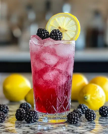 Blackberry Bourbon Lemonade