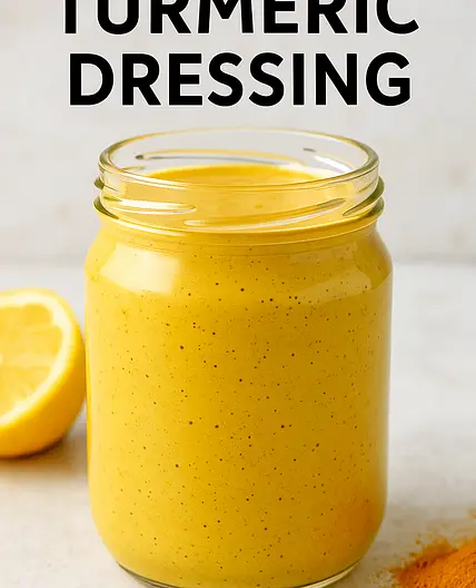 Tumeric tahini dressing