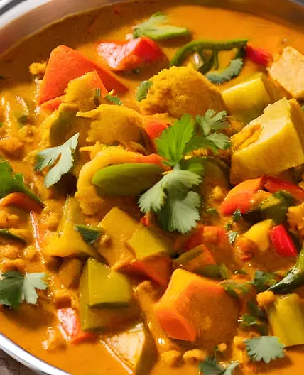 curry de verduras mixtas