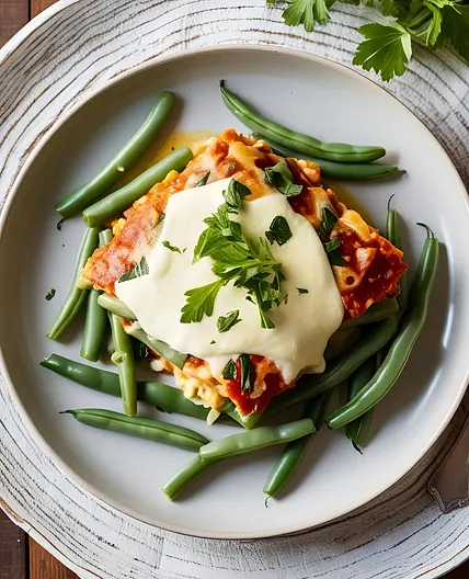 Moussaka light de judías verdes