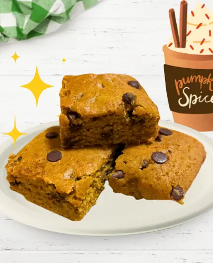 Pumpkin Spice Mocha Latte Blondies