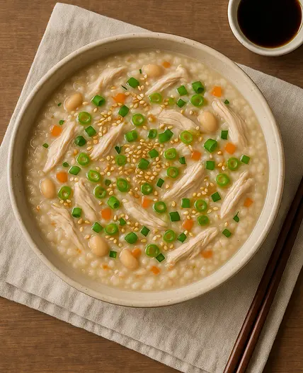High-Protein Dak Juk (Korean Chicken Porridge)