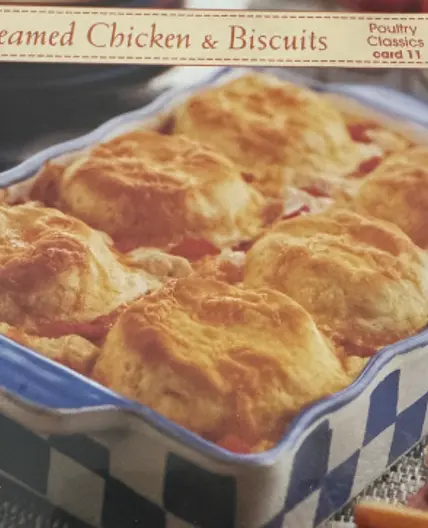 Creamed Chicken & Biscuits