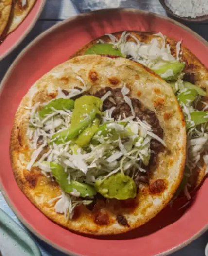 Sheet Pan Beef Tostadas