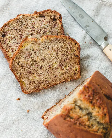 High protein banana bread 1