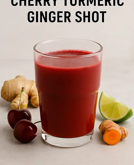 Turmeric Ginger Cherry Shot
