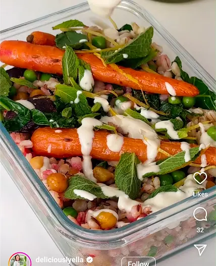 Roasted vegetable salad