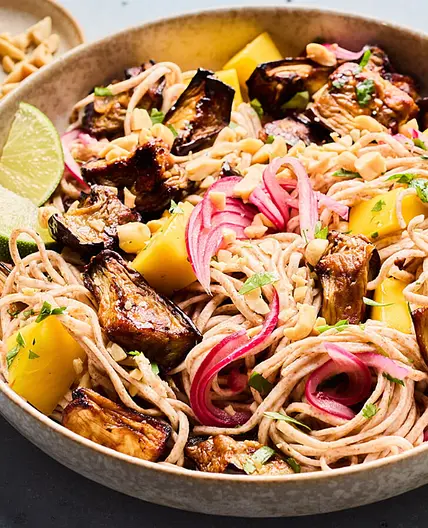 Miso Mango Noodle Salad