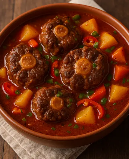 Slow cooker Spicy Oxtail Stew