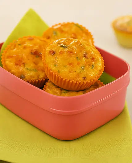 Muffins colorés aux légumes