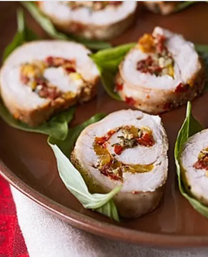 GREEK STUFFED TURKEY ROULADE