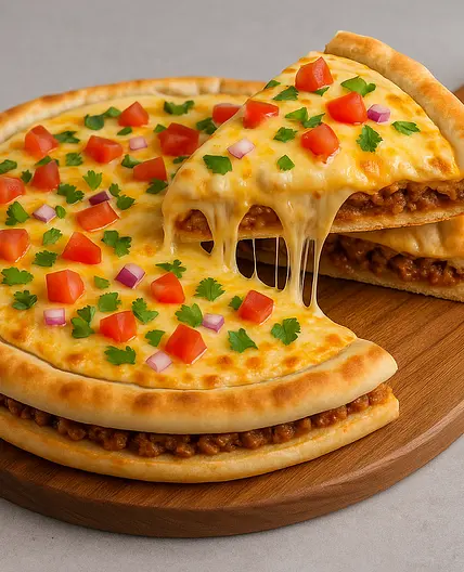 Quesadilla Tex-Mex Pizza Pie 🍕🌮🧀