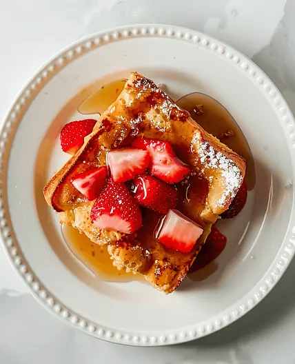 Sunrise Strawberry French Toast Casserole