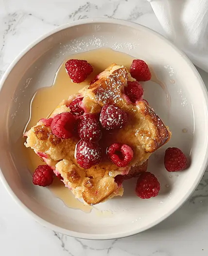 Baked Raspberry French Toast Casserole