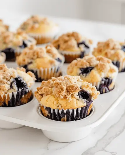 Blueberry Crumble Muffins