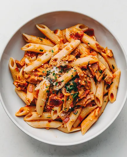 Spicy Tomato and Pancetta Penne Vodka