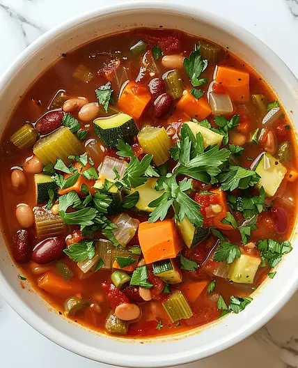Hearty Vegetable and Bean Soup
