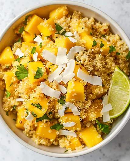 Mango-Coconut Quinoa Delight