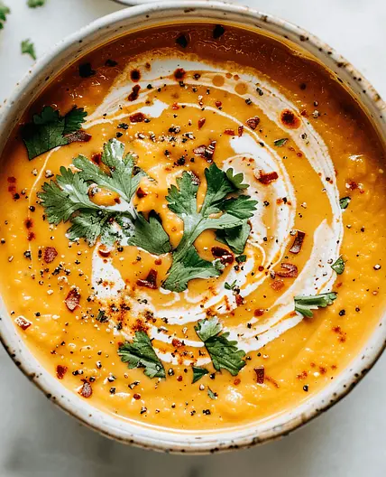 Creamy Coconut Curry Butternut Squash Soup