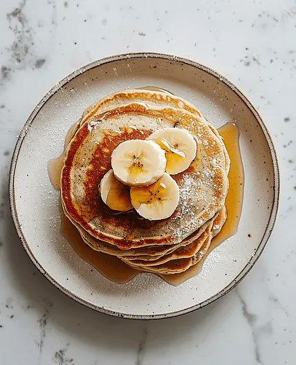 Banana Oat Pancakes