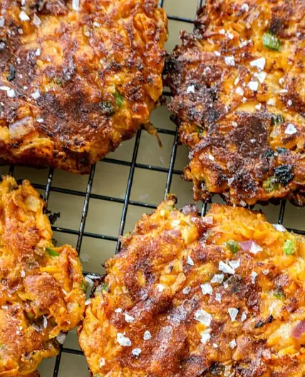 Sweet Potato & Spring Onion Fritters