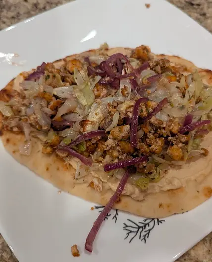 Crispy Za'atar Tofu Cabbage Wraps