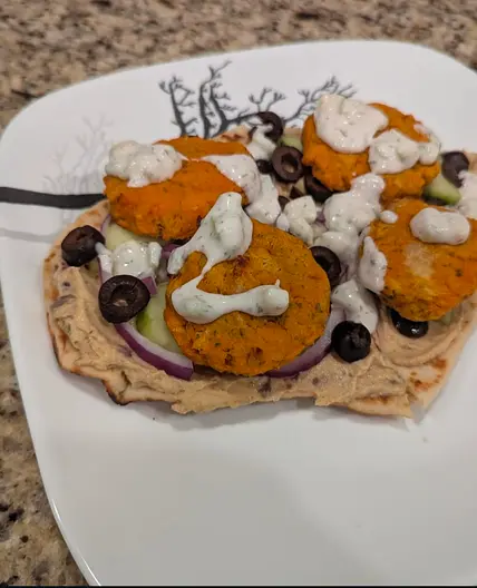 Baked Sweet Potato Falafels