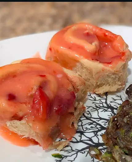 Strawberry Cinnamon Rolls