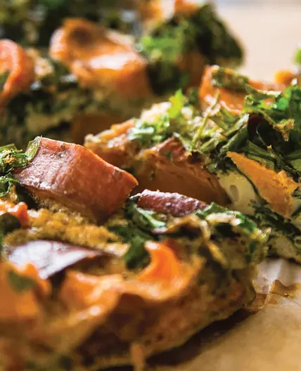 Sweet Potato and Chive Frittata