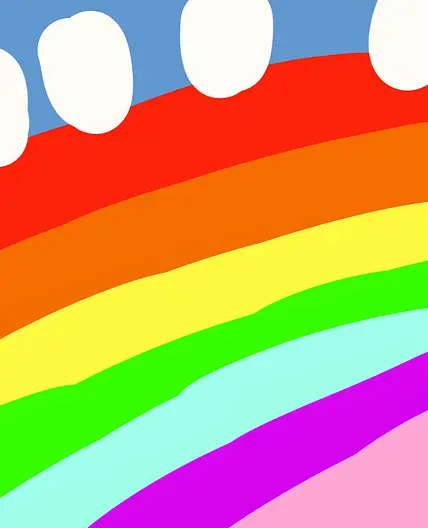 rainbows cake