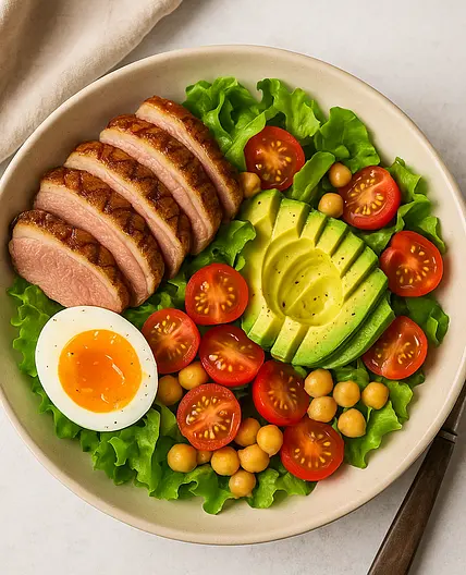 Salade au magret de canard