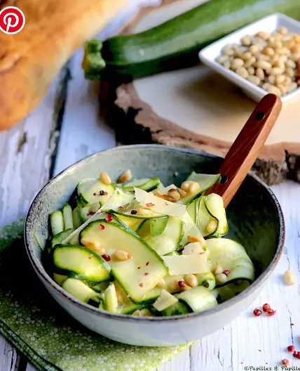 Salade de Tagliatelles de Courgettes