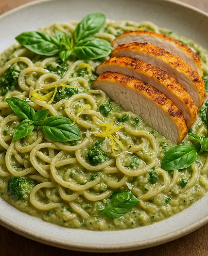 Spiced Sous-Vide Chicken with Fiber-Rich Cauli-Bean Sauce