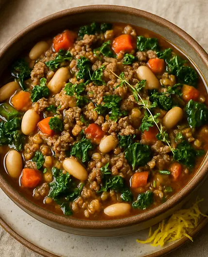 Minced Beef, High-protein Mediterranean Stew