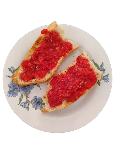 TOSTADAS CON TOMATE