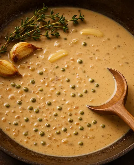 🥣 Creamy Peppercorn & Pan-Drip Sauce